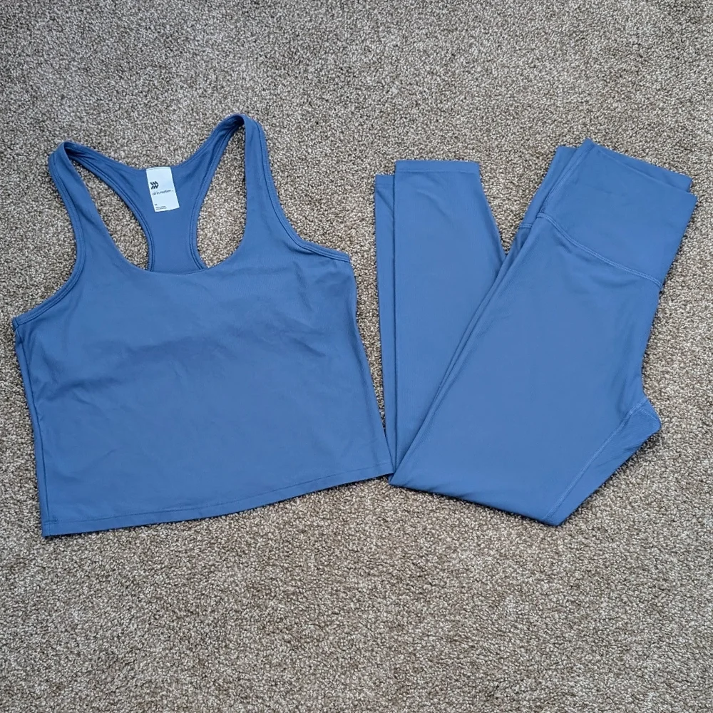 Matching Legging and Tank Top Set - All In Motion - Picture 2 of 6